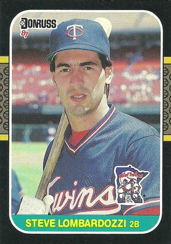 #318 Steve Lombardozzi - Minnesota Twins - 1987 Donruss Baseball