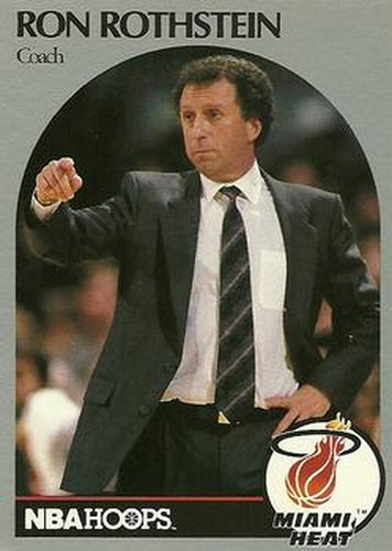 #318 Ron Rothstein - Miami Heat - 1990-91 Hoops Basketball