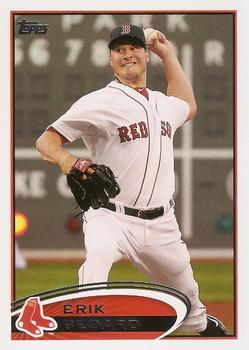 #318 Erik Bedard - Boston Red Sox - 2012 Topps Baseball