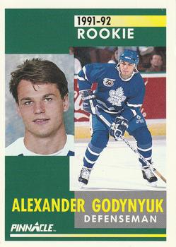 #318 Alexander Godynyuk - Toronto Maple Leafs - 1991-92 Pinnacle Hockey