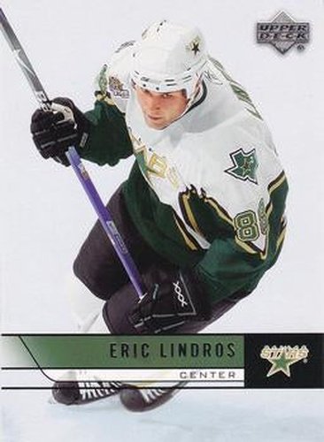 #318 Eric Lindros - Dallas Stars - 2006-07 Upper Deck Hockey