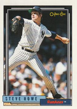 #318 Steve Howe - New York Yankees - 1992 O-Pee-Chee Baseball