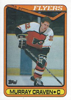 #318 Murray Craven - Philadelphia Flyers - 1990-91 Topps Hockey