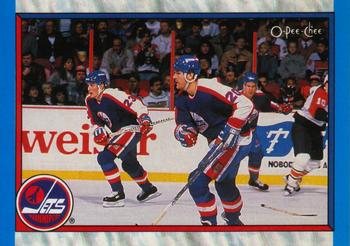 #318 Winnipeg Jets - Winnipeg Jets - 1989-90 O-Pee-Chee Hockey