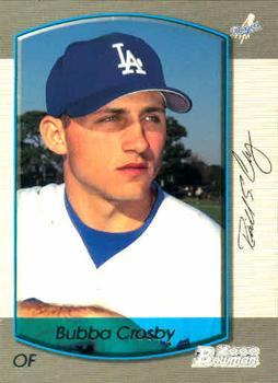 #318 Bubba Crosby - Los Angeles Dodgers - 2000 Bowman Baseball