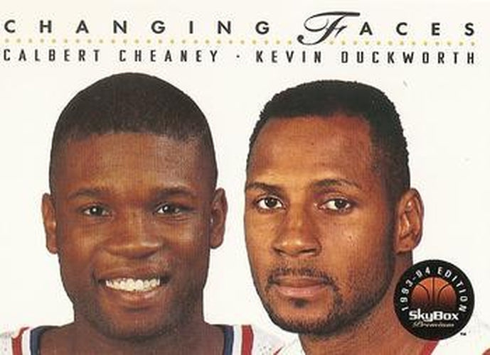 #318 Calbert Cheaney / Kevin Duckworth - Washington Bullets - 1993-94 SkyBox Premium Basketball