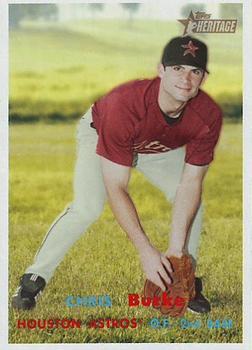 #318 Chris Burke - Houston Astros - 2006 Topps Heritage Baseball