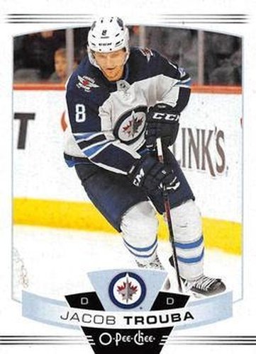 #318 Jacob Trouba - Winnipeg Jets - 2019-20 O-Pee-Chee Hockey