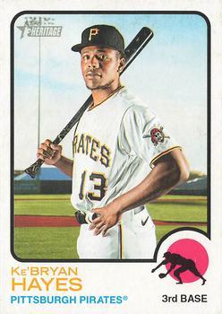 #318 Ke'Bryan Hayes - Pittsburgh Pirates - 2022 Topps Heritage Baseball