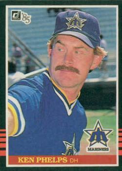 #318 Ken Phelps - Seattle Mariners - 1985 Donruss Baseball