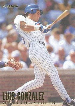 #318 Luis Gonzalez - Chicago Cubs - 1996 Fleer Baseball