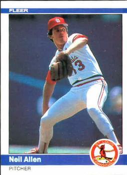 #318 Neil Allen - St. Louis Cardinals - 1984 Fleer Baseball