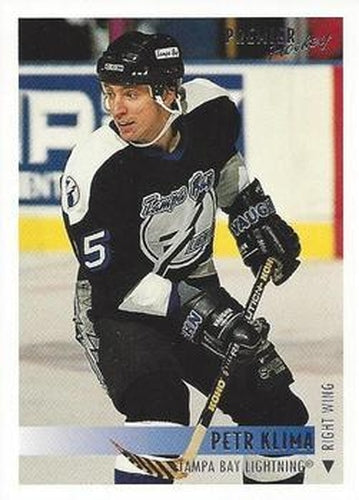 #318 Petr Klima - Tampa Bay Lightning - 1994-95 Topps Premier Hockey