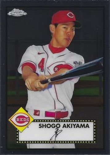 #318 Shogo Akiyama - Cincinnati Reds - 2021 Topps Chrome Platinum Anniversary Baseball