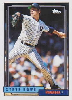 #318 Steve Howe - New York Yankees - 1992 Topps Baseball