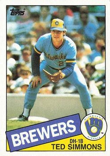 #318 Ted Simmons - Milwaukee Brewers - 1985 Topps Baseball