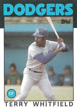 #318 Terry Whitfield - Los Angeles Dodgers - 1986 Topps Baseball