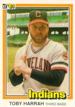 #318 Toby Harrah - Cleveland Indians - 1981 Donruss Baseball