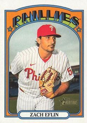 #318 Zach Eflin - Philadelphia Phillies - 2021 Topps Heritage Baseball