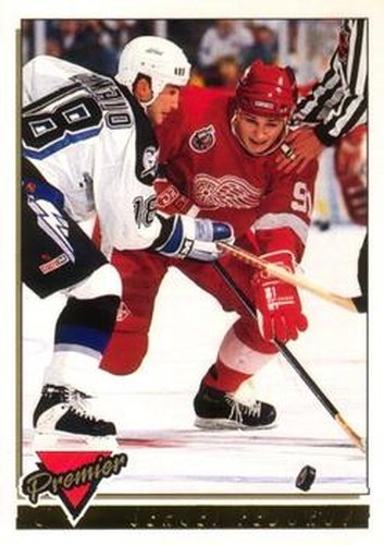 #318 Sergei Fedorov - Detroit Red Wings - 1993-94 O-Pee-Chee Premier Hockey - Gold