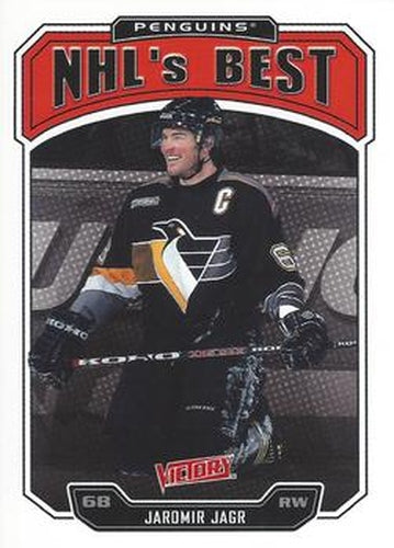 #318 Jaromir Jagr - Pittsburgh Penguins - 2000-01 Upper Deck Victory Hockey