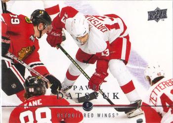 #318 Pavel Datsyuk - Detroit Red Wings - 2008-09 Upper Deck Hockey