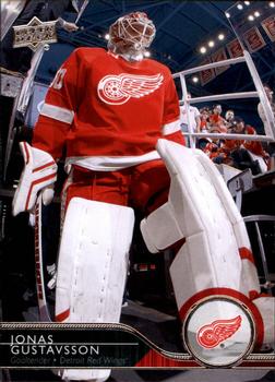 #318 Jonas Gustavsson - Detroit Red Wings - 2014-15 Upper Deck Hockey