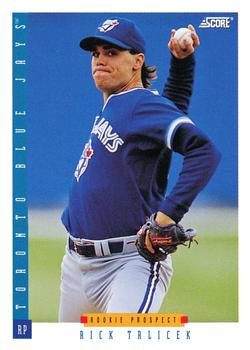#318 Rick Trlicek - Toronto Blue Jays - 1993 Score Baseball