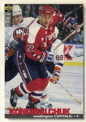 #318 Steve Konowalchuk - Washington Capitals - 1995-96 Collector's Choice Hockey