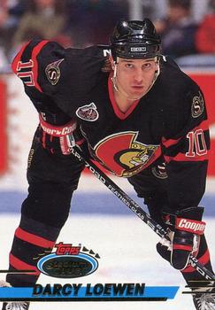 #318 Darcy Loewen - Ottawa Senators - 1993-94 Stadium Club Hockey