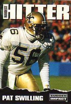 #318 Pat Swilling - New Orleans Saints - 1992 SkyBox Impact Football