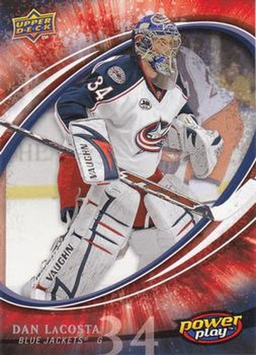 #318 Dan LaCosta - Columbus Blue Jackets - 2008-09 Upper Deck Power Play Box Set Hockey