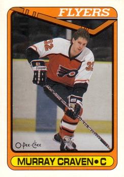 #318 Murray Craven - Philadelphia Flyers - 1990-91 O-Pee-Chee Hockey