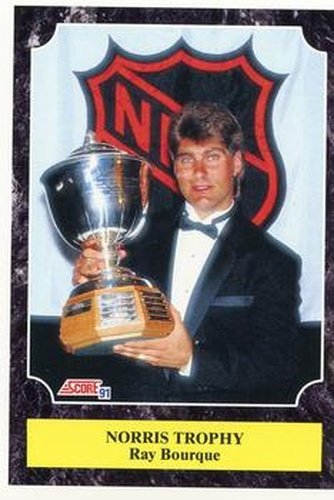 #319 Ray Bourque - Boston Bruins - 1991-92 Score Canadian Hockey