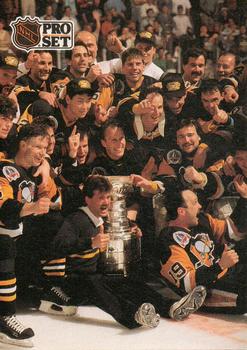 #319 1991 Stanley Cup Champion - 1991-92 Pro Set Hockey