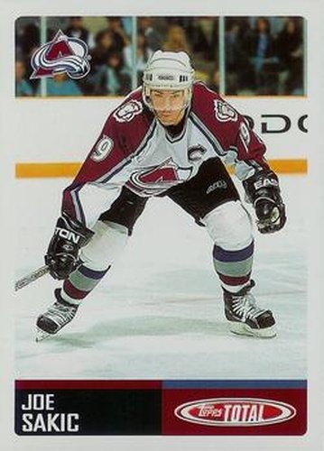 #319 Joe Sakic - Colorado Avalanche - 2002-03 Topps Total Hockey