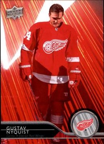 #319 Gustav Nyquist - Detroit Red Wings - 2014-15 Upper Deck Hockey