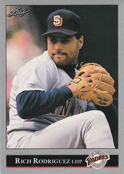 #319 Rich Rodriguez - San Diego Padres - 1992 Leaf Baseball