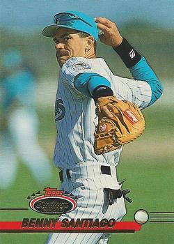 #319 Benny Santiago - Florida Marlins - 1993 Stadium Club Baseball