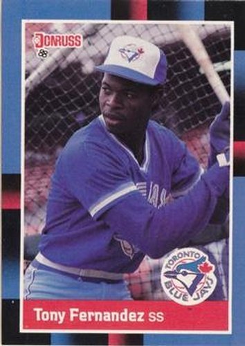 #319 Tony Fernandez - Toronto Blue Jays - 1988 Donruss Baseball