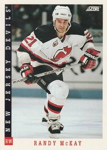 #319 Randy McKay - New Jersey Devils - 1993-94 Score Canadian Hockey