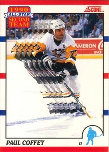 #319 Paul Coffey - Pittsburgh Penguins - 1990-91 Score Canadian Hockey