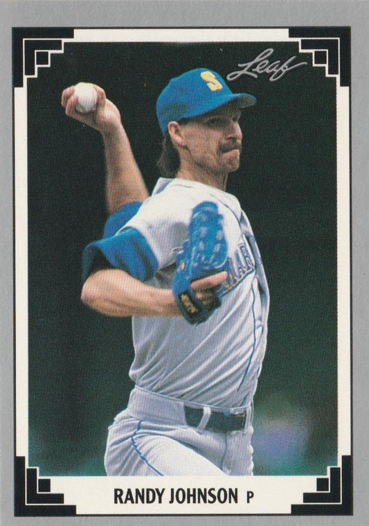 #319 Randy Johnson - Seattle Mariners - 1991 Leaf Baseball