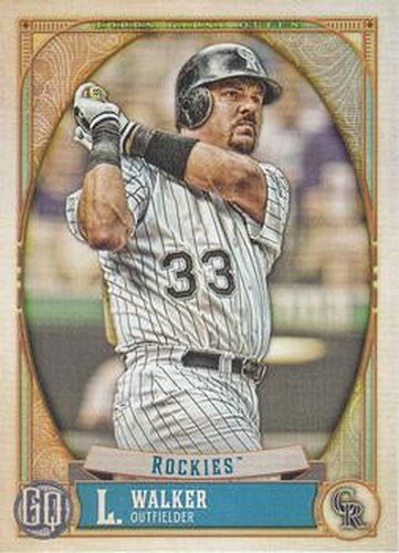 #319 Larry Walker - Colorado Rockies - 2021 Topps Gypsy Queen Baseball