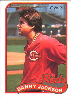 #319 Danny Jackson - Cincinnati Reds - 1989 O-Pee-Chee Baseball
