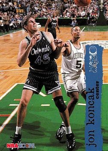 #319 Jon Koncak - Orlando Magic - 1995-96 Hoops Basketball