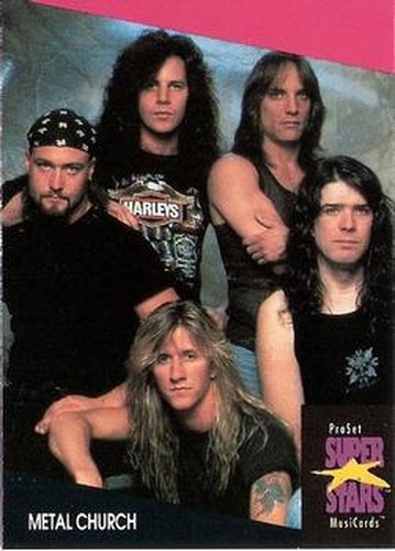 #319 Metal Church - 1991 Pro Set SuperStars MusiCards