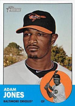 #319 Adam Jones - Baltimore Orioles - 2012 Topps Heritage Baseball