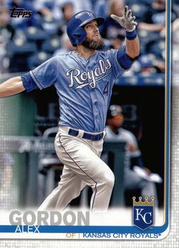 #319 Alex Gordon - Kansas City Royals - 2019 Topps Baseball