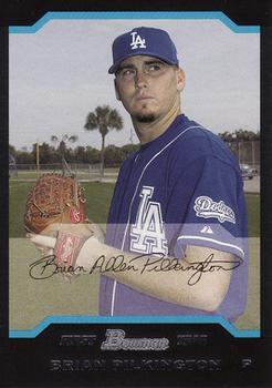 #319 Brian Pilkington - Los Angeles Dodgers - 2004 Bowman Baseball